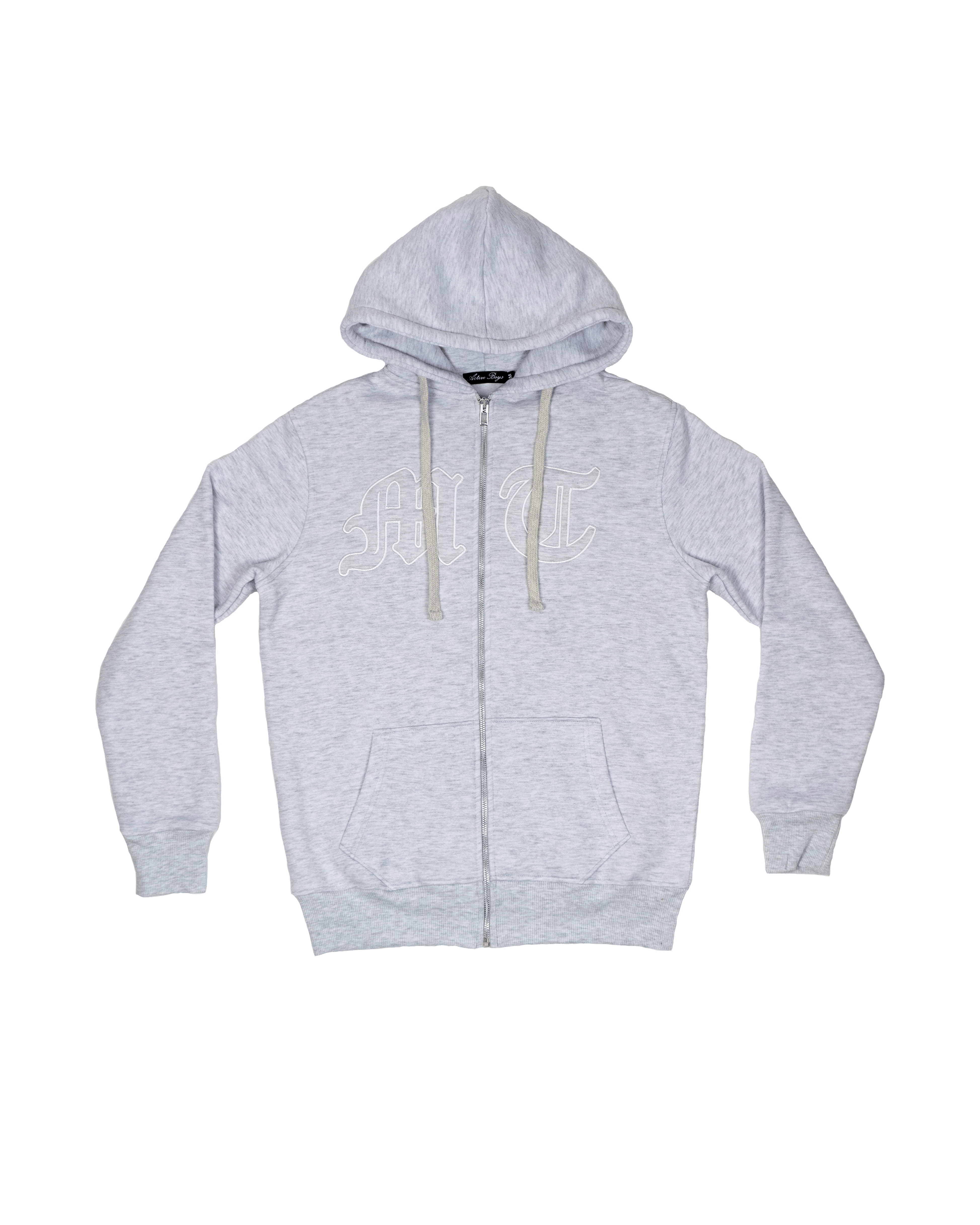 'MT' Zip Hoodie Grey - Tuttolente